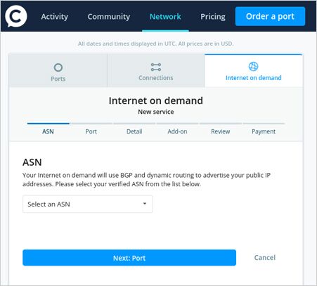 Internet On-Demand Screenshot