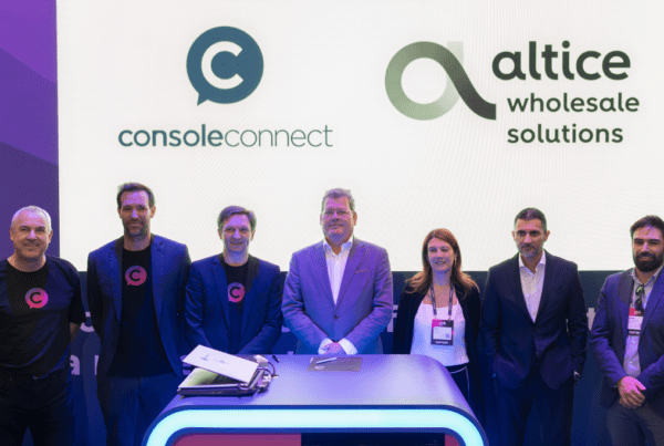 Console Connect and Altice team at Web Summit in Lisbon